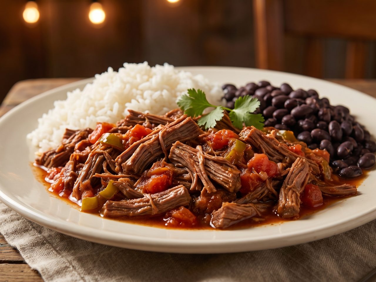 Lechón and Ropa Vieja